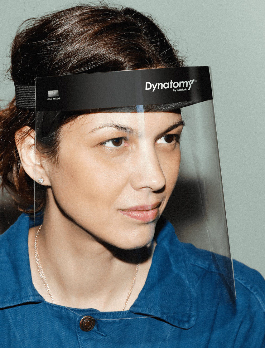 D'Addario Dynatomy Face Shield 10-Pack, Made in USA