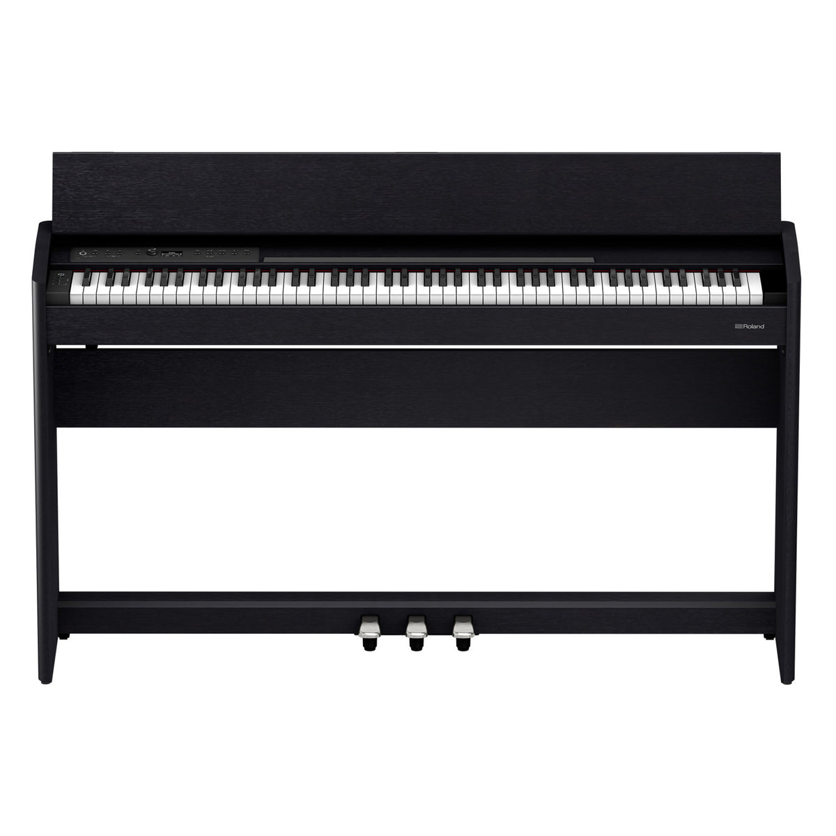 Roland F-701 Digital Upright Piano with Stand and Bench - Black - Bananas at Large®