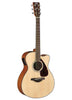 Yamaha FSX800C Concert Body Acoustic Electric Guitar - Natural
