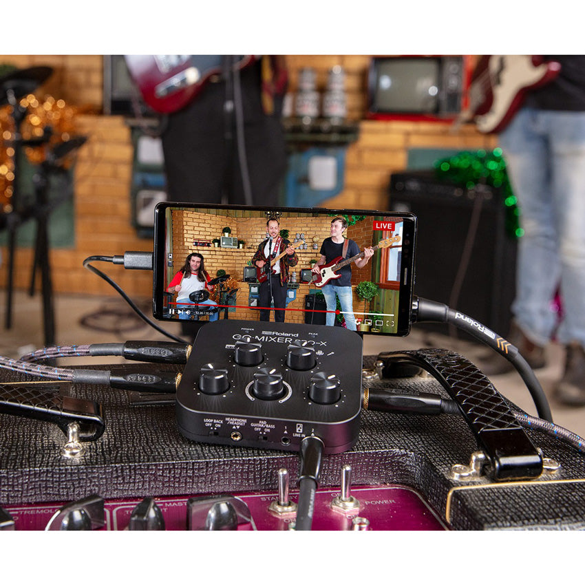 Roland GO:MIXER PRO-X Audio Mixer For Smartphones – Bananas At