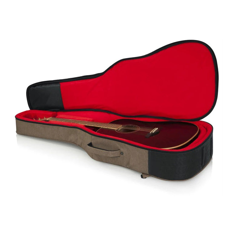 Gator GT-ACOUSTIC-TAN Transit Acoustic Guitar Bag - Tan - Bananas at Large®