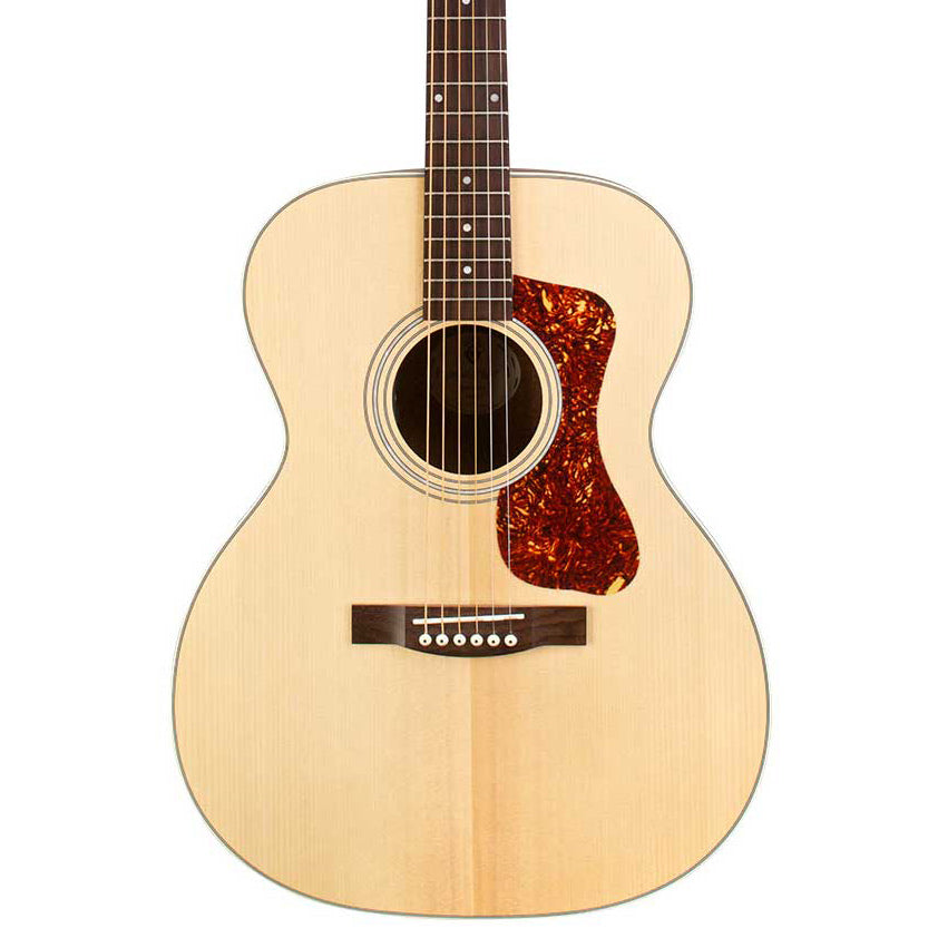 Guild OM-240E Westerly Collection Acoustic Guitar, Archback Solid Top - Natural