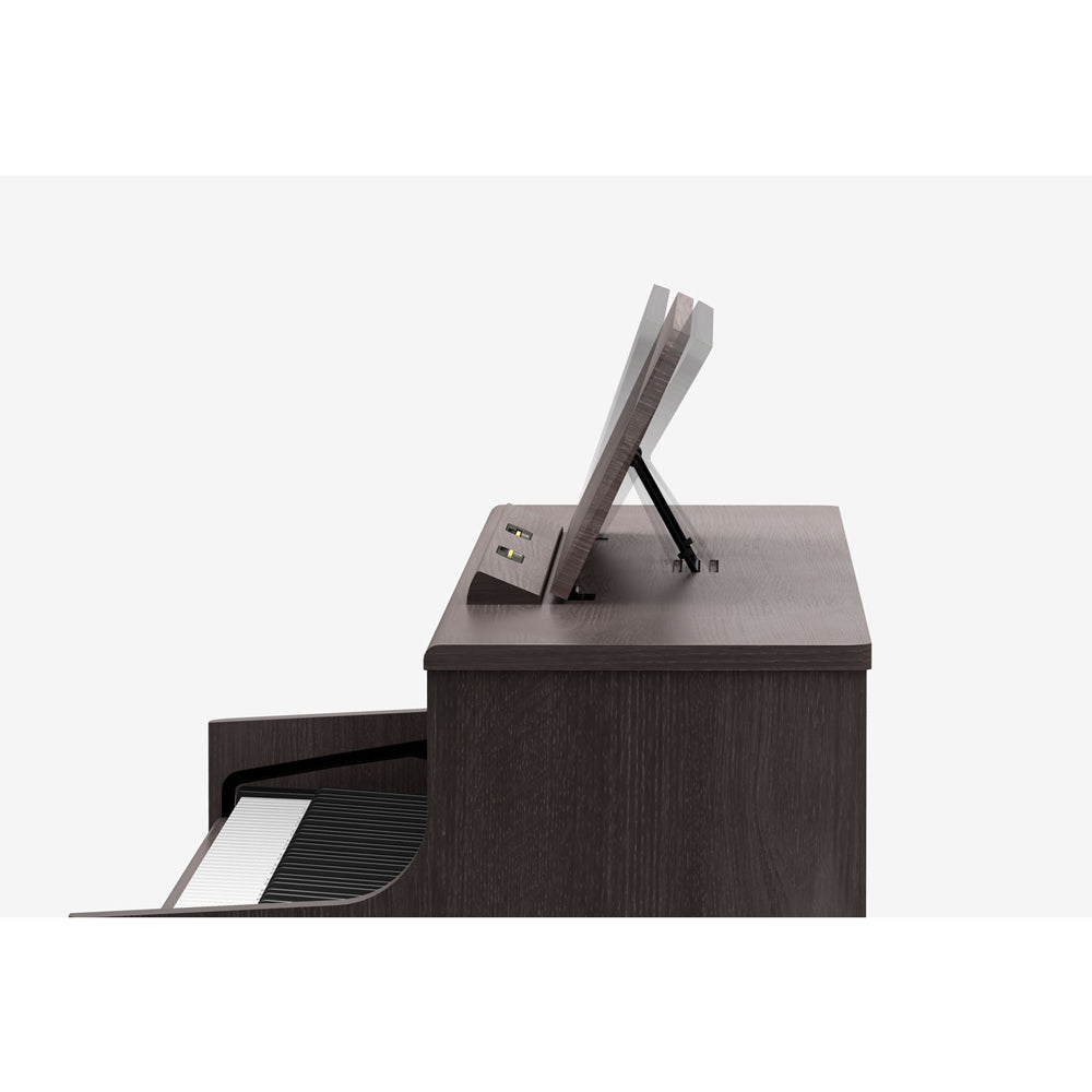 Roland HP-704 Digital Upright Piano with Stand - Dark Rosewood - Bananas at Large®