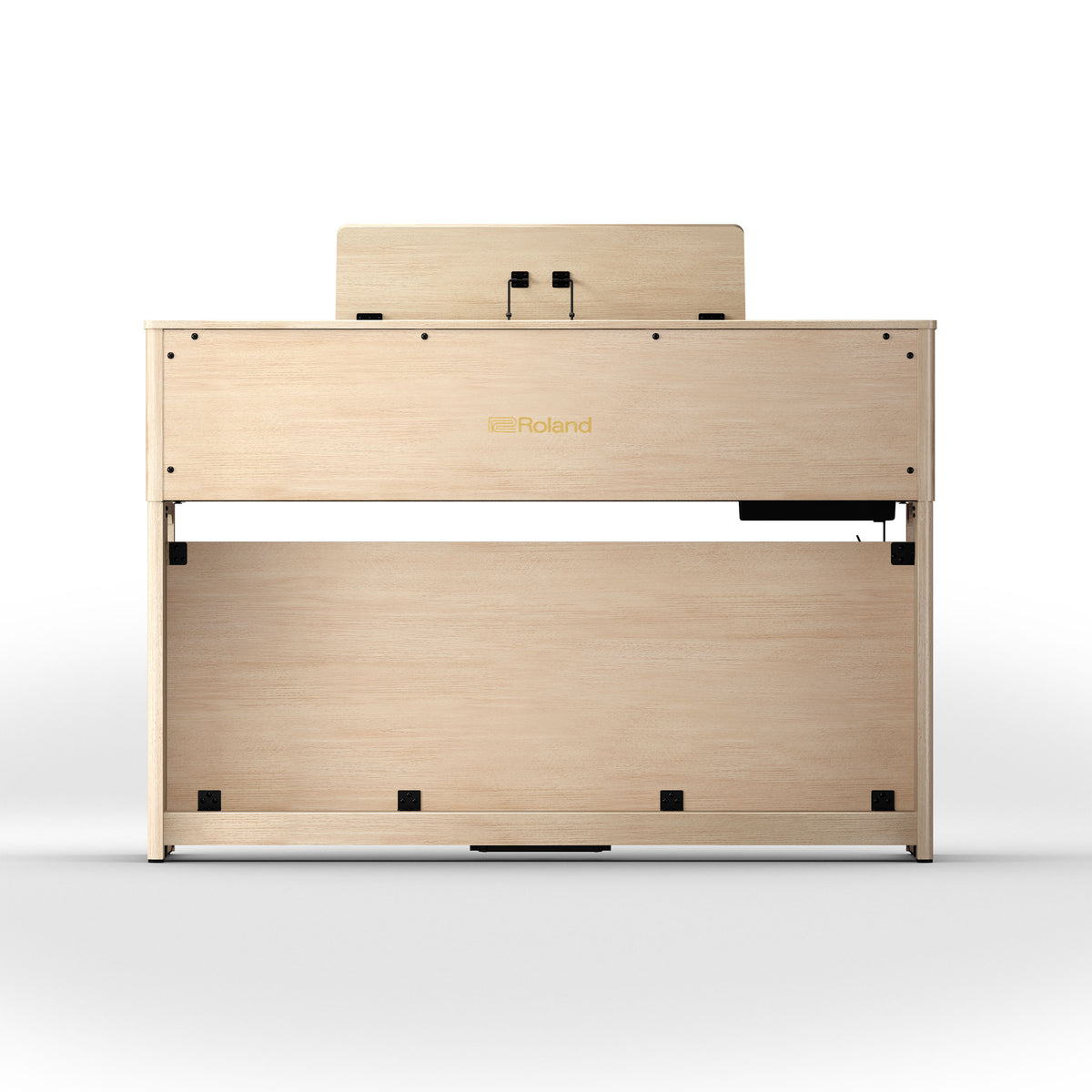 Roland HP-704 Digital Upright Piano with Stand - Light Oak - Bananas at Large®