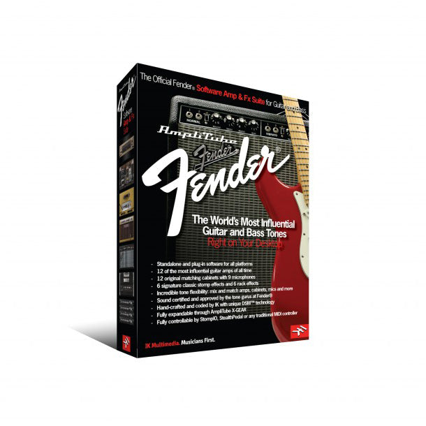 IK Multimedia Amplitube Fender Guitar Amp Effects [Download] - Bananas at Large®