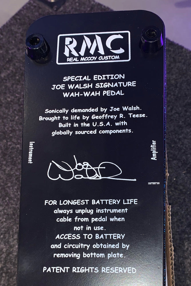 Real McCoy Custom (RMC) Special Edition Joe Walsh Signature Model Wah v2 - Bananas at Large®