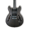 Ibanez AS53 Artcore Semi-Hollow Body Electric Guitar - Transparent Black Flat
