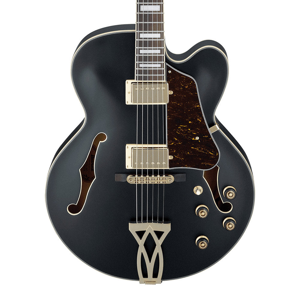 Ibanez Artcore AF75G Hollow Body Electric Guitar - Black Flat