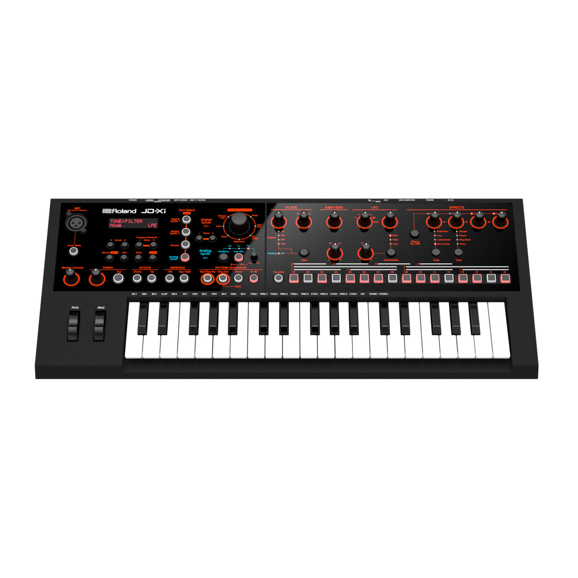 Roland JD-Xi 34-Mini-Key Portable Analog-Digital Crossover