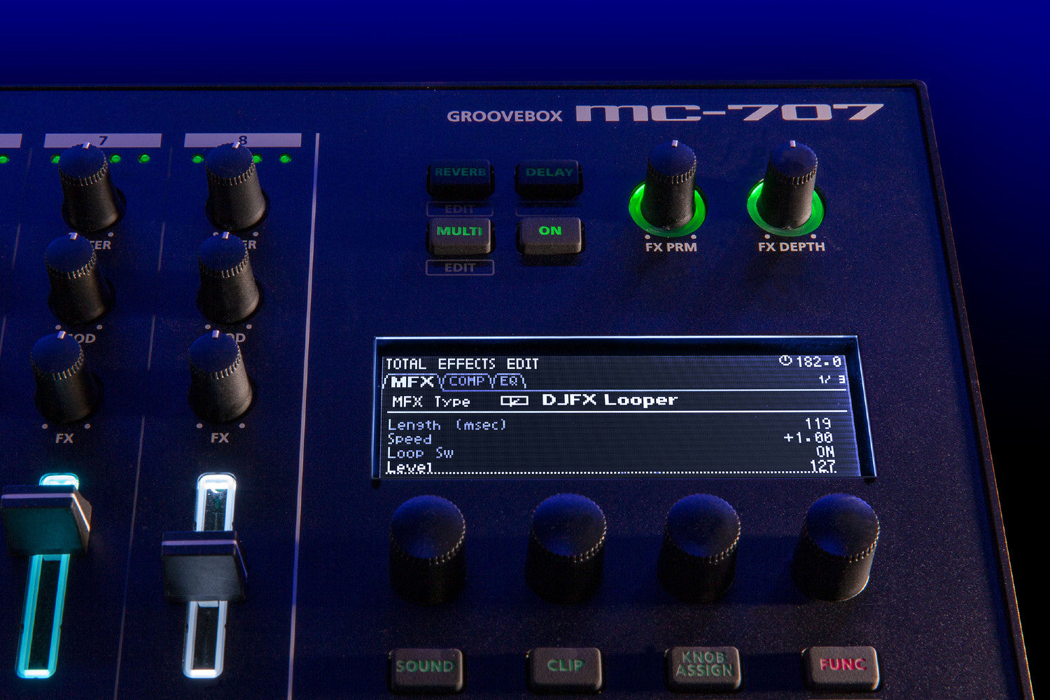 Groove Box Roland Roland MC-707 Groovebox – Bananas at Large® Musical Instruments & Pro Audio