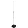 On-Stage MS7201B Round Base Mic Stand - Black