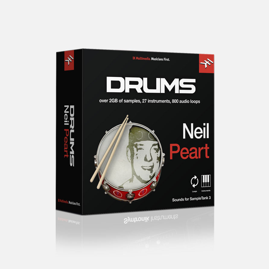 IK Multimedia Custom Shop Neil Peart Drums [Download] - Bananas at Large®