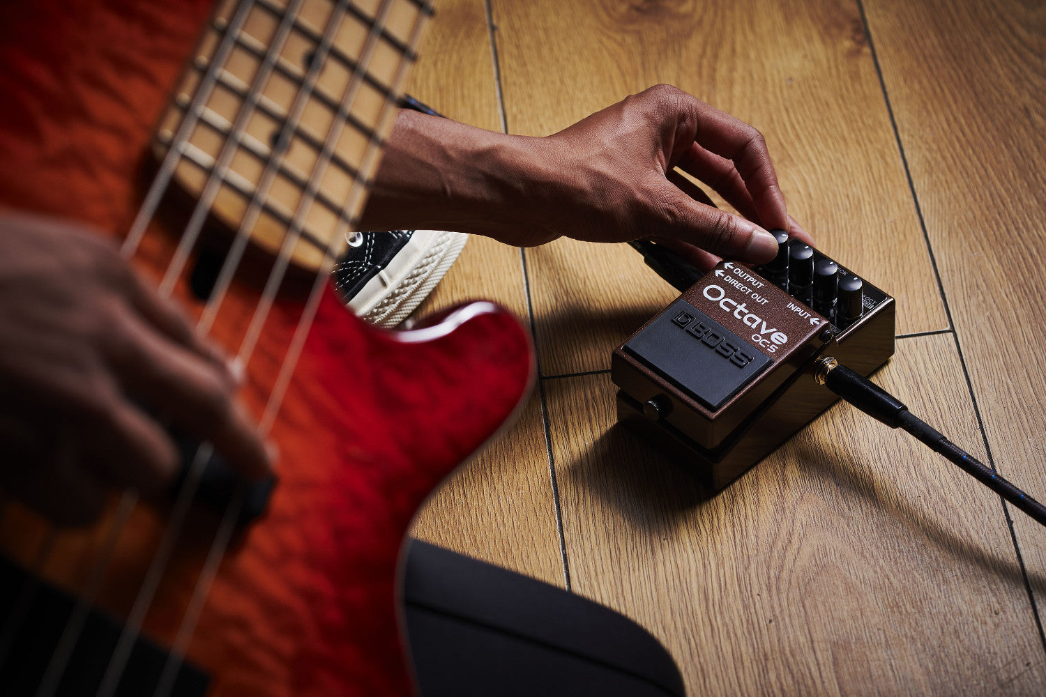 bass guitar octave pedal BOSS OC-5 Octave Pedal – Bananas At Large Inc.® Musical Instruments & Pro Audio