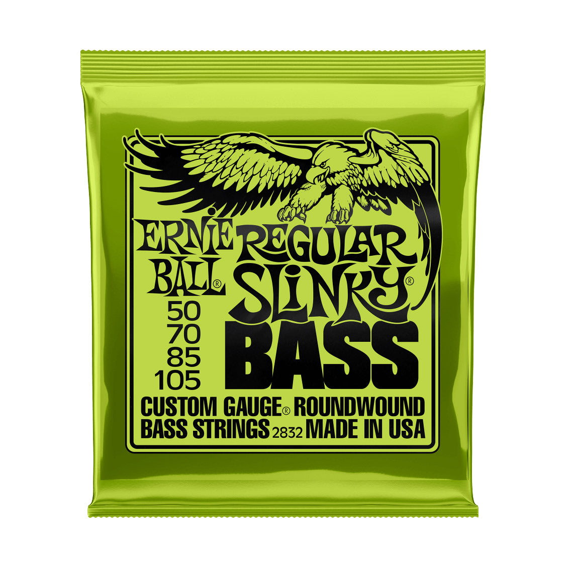 Ernie Ball Regular Slinky Nickel Wound Electric Bass Strings 50-105 Gauge - Bananas at Large®