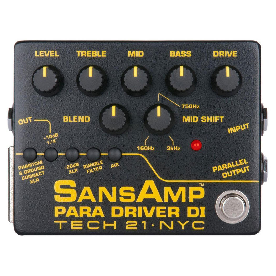 Tech 21 SansAmp Para Driver DI (v2) Instrument Pre-amp with Parametric EQ