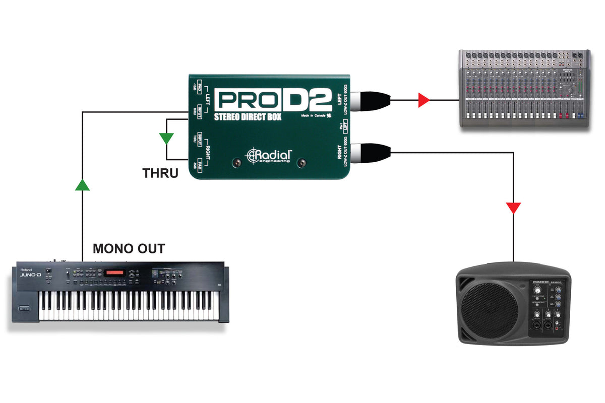 Radial ProD2 Stereo Direct Box - Bananas at Large®