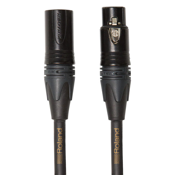 Roland RMC-G15 Gold Series Microphone Cable with Neutrik XLR Connectors - 15 ft. - Bananas at Large®