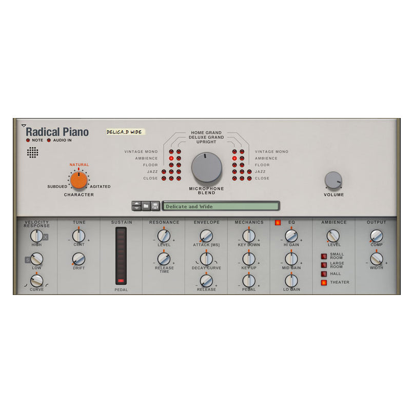 Propellerhead Radical Piano Virtual Piano [Download] - Bananas at Large®