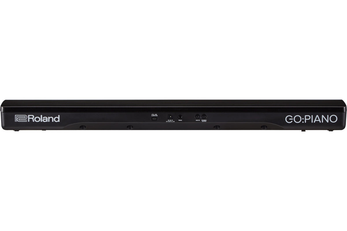 Roland GO:PIANO Portable 61-Key Digital Piano with Music Rest - Black - Bananas at Large®