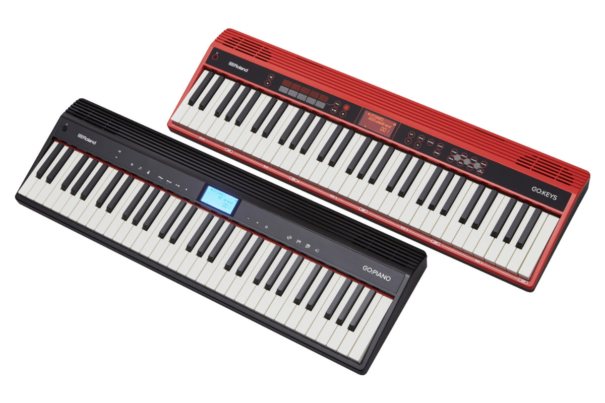 Roland GO:PIANO Portable 61-Key Digital Piano with Music Rest - Black - Bananas at Large®
