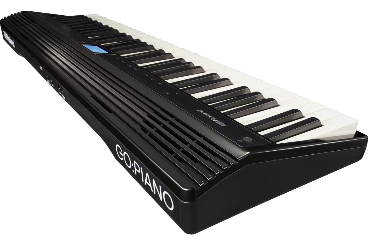 Roland GO:PIANO Portable 61-Key Digital Piano with Music Rest - Black - Bananas at Large®
