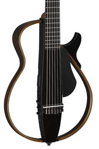 Yamaha SLG200N Nylon String Silent Guitar - Translucent Black