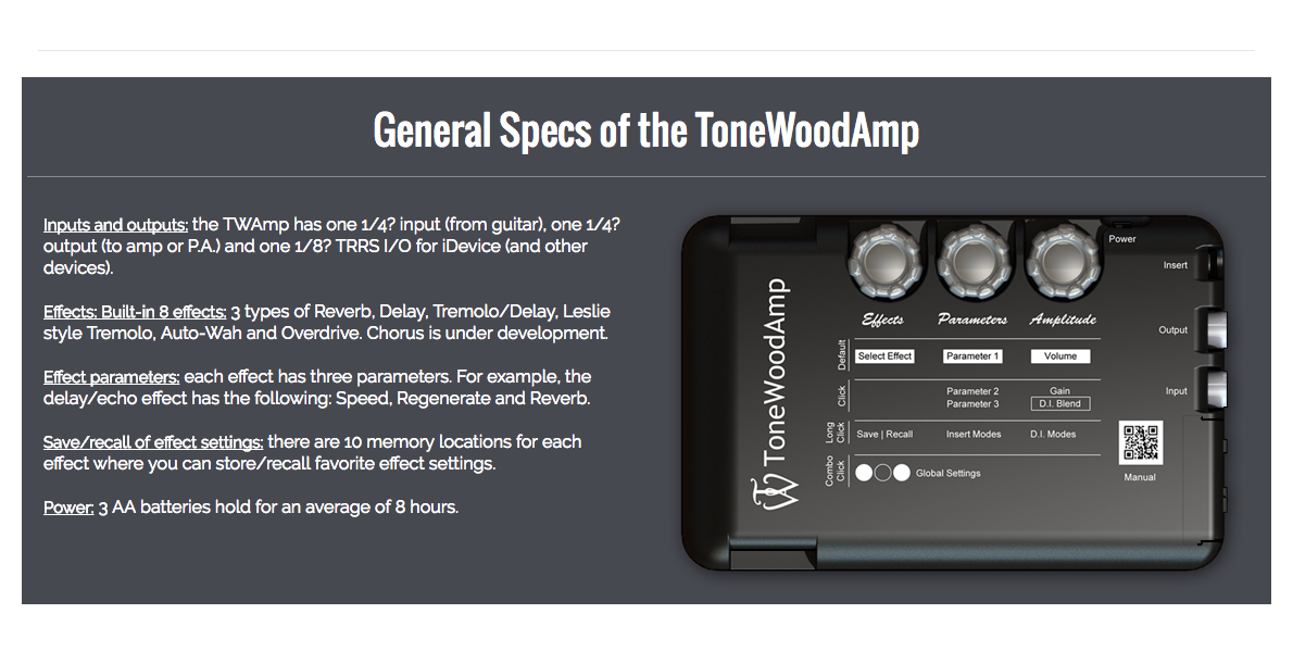 Tonewood Acoustic Guitar Amplifier Bananas Bananas at