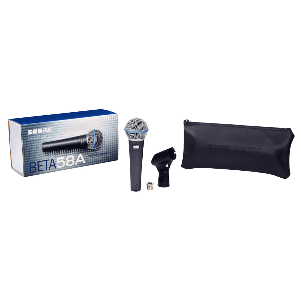 Shure BETA 58A Supercardioid Dynamic Vocal Microphone – Bananas At