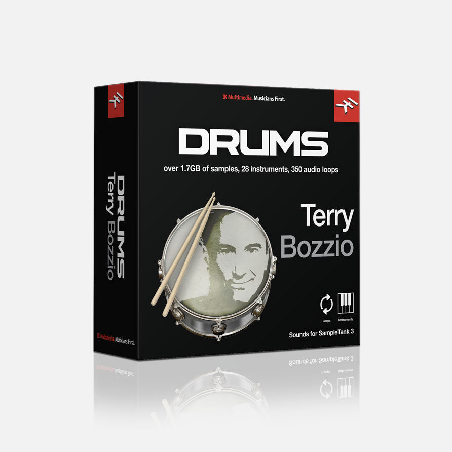 IK Multimedia Custom Shop Terry Bozzio Drums [Download] - Bananas at Large®