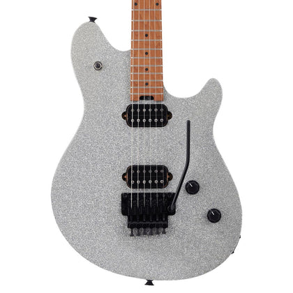 EVH Wolfgang® Standard Guitar, Baked Maple Fingerboard - Silver Sparkle