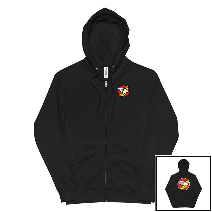 Bananas at Large® Fleece Zip-up Hoodie, Icon Logo - Unisex - Bananas at Large®