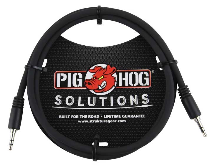 Pig Hog 3.5mm TRS to 3.5mm TRS - 9 ft.