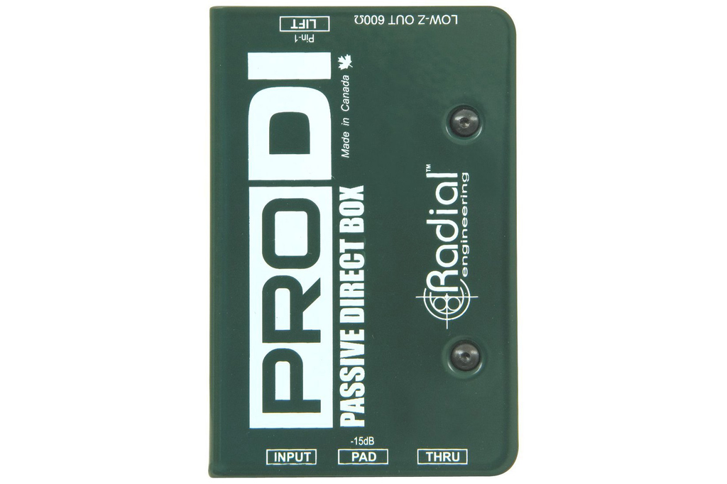 Radial ProDI Passive Direct Box – Bananas At Large Inc.® Musical Radial ProDI Passive Direct Box – Bananas At Large Inc.® Musical