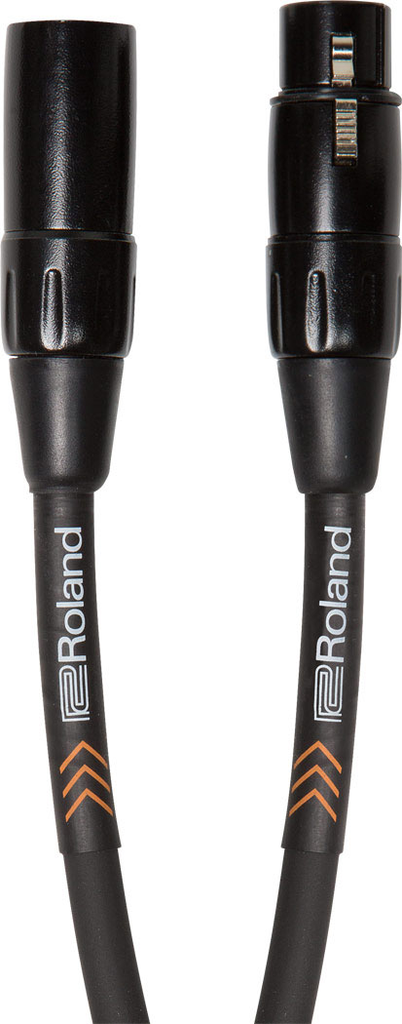 Roland RMC-B10 Black Series 10ft Microphone Cable with Heavy-Duty XLR Connectors - Bananas at Large