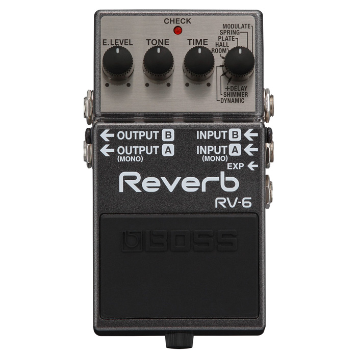 Boss RV-6 Digital Delay and Reverb Pedal - Bananas at Large - 1