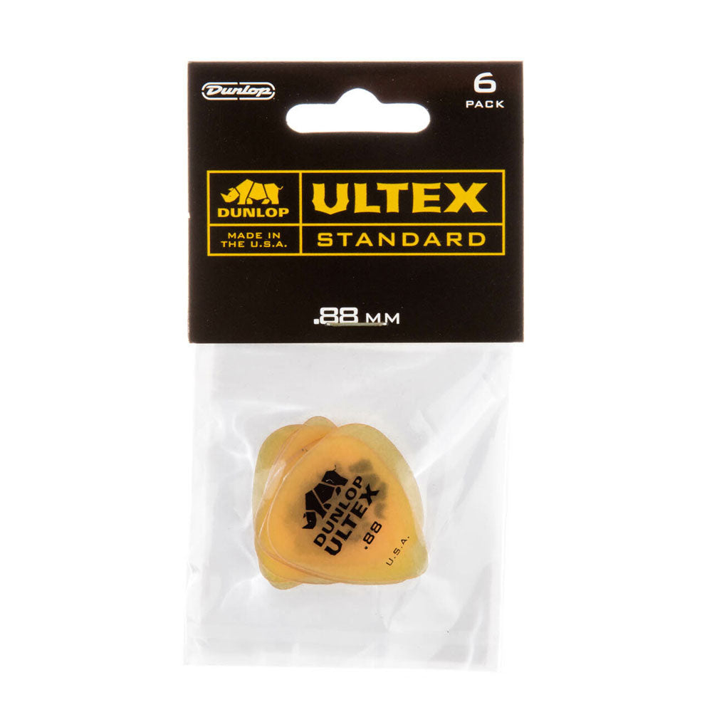 Dunlop 421P088 Ultex Guitar Picks (6 Pack) - Standard (0.88mm) - Bananas at Large®
