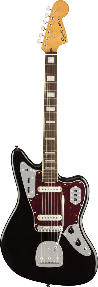 Fender Squier Classic Vibe '70s Jaguar Guitar, Laurel Fingerboard - Black