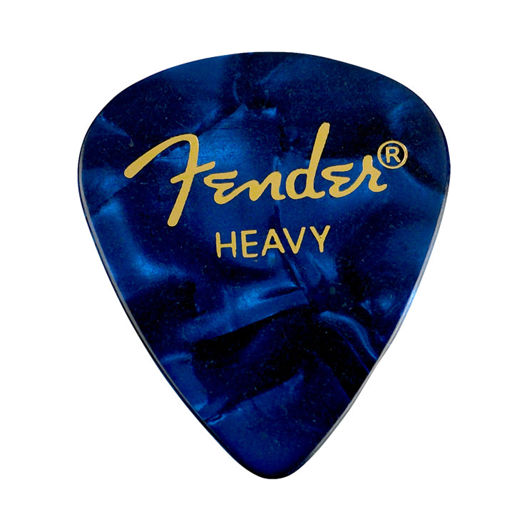Fender 351 Shape Heavy 12 Pack Picks - Blue Moto