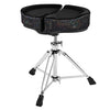 Ahead Spinal Glide Saddle Drum Throne with 3 Leg Base - Black Top with Sparkle Sides