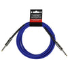 Strukture SC10BL Straight to Straight Instrument Cable - Woven Blue - 10 ft.