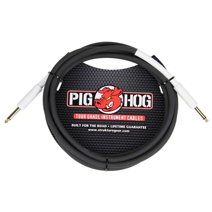 Pig Hog PH1 1ft 1/4 - 1/4 8mm Instrument Cable - Bananas at Large