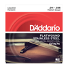 D’Addario EFW74 Medium Flat Wound Mandolin Strings 11-36 - Bananas at Large