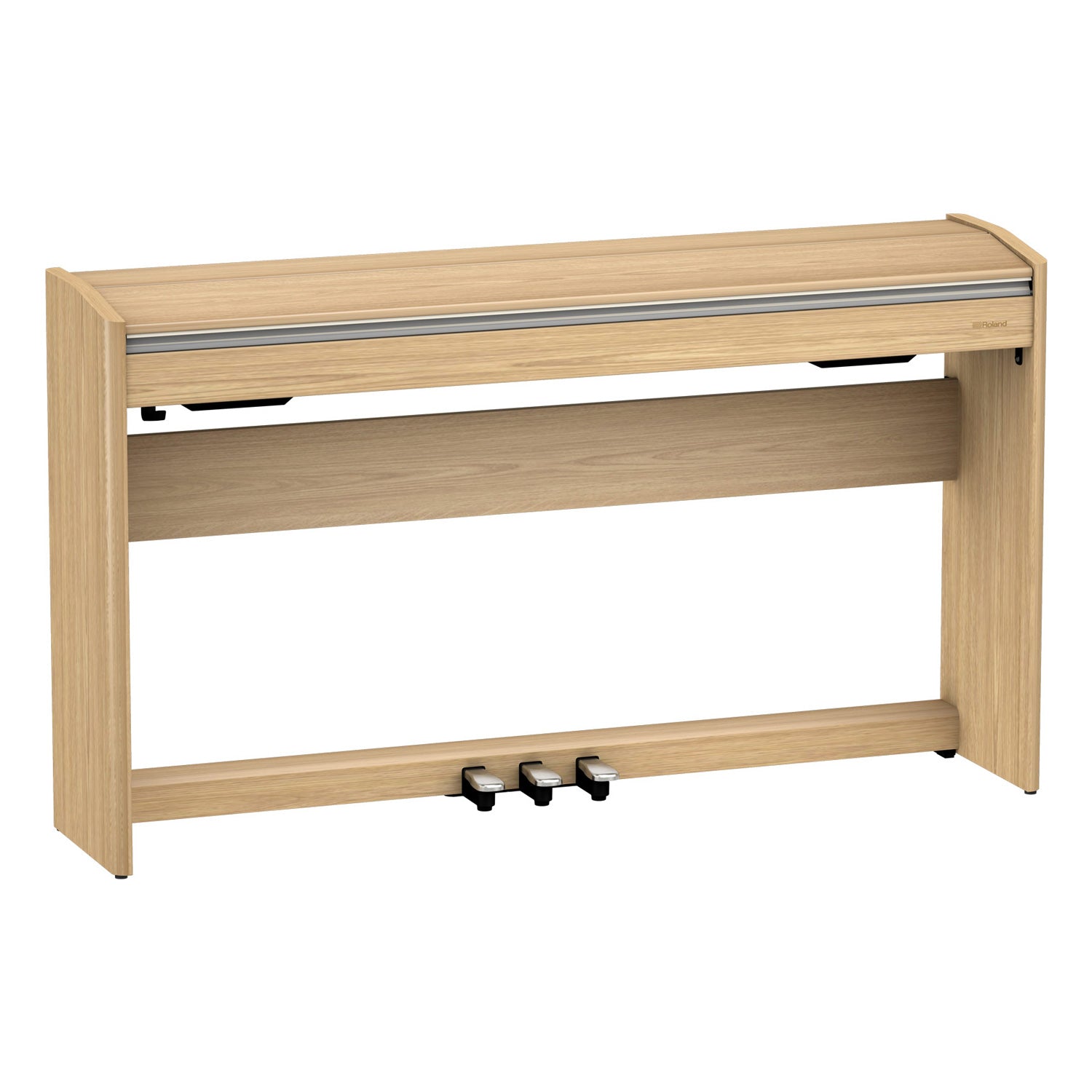 ローランド Roland F701 ライトオーク Roland F-701 Digital Upright Piano with Stand and Bench - Light