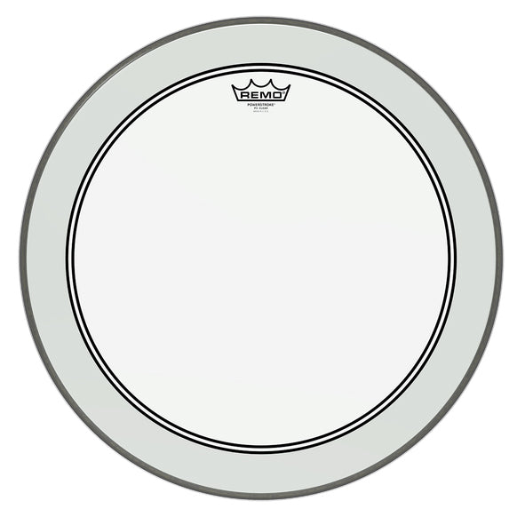 Remo Powerstroke P3 Clear 22 in. Bass Drum Head - Bananas at Large®