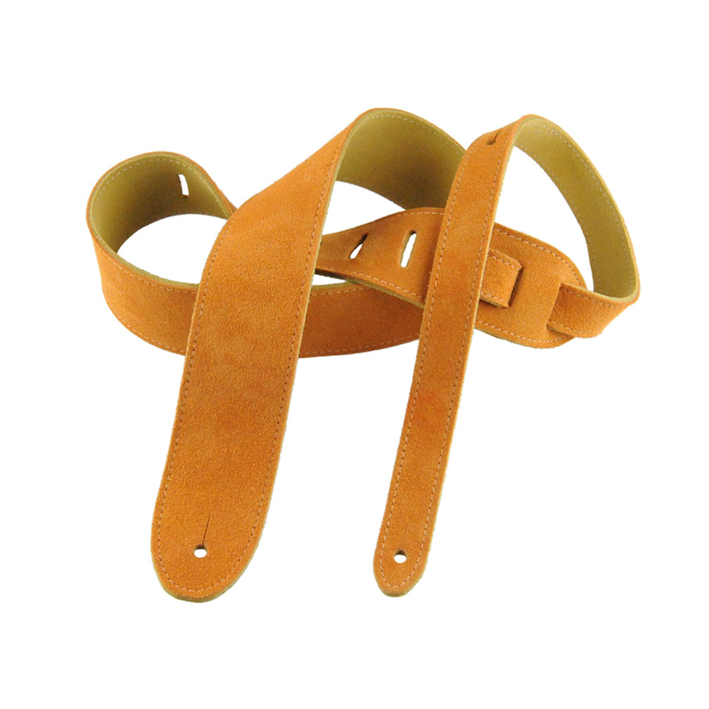 Henry Heller HBS2 2 in. Basic suede Guitar Strap - Honey - Bananas At Large®