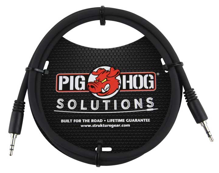 Pig Hog 3.5mm TRS to 3.5mm TRS Cable - 6 ft.