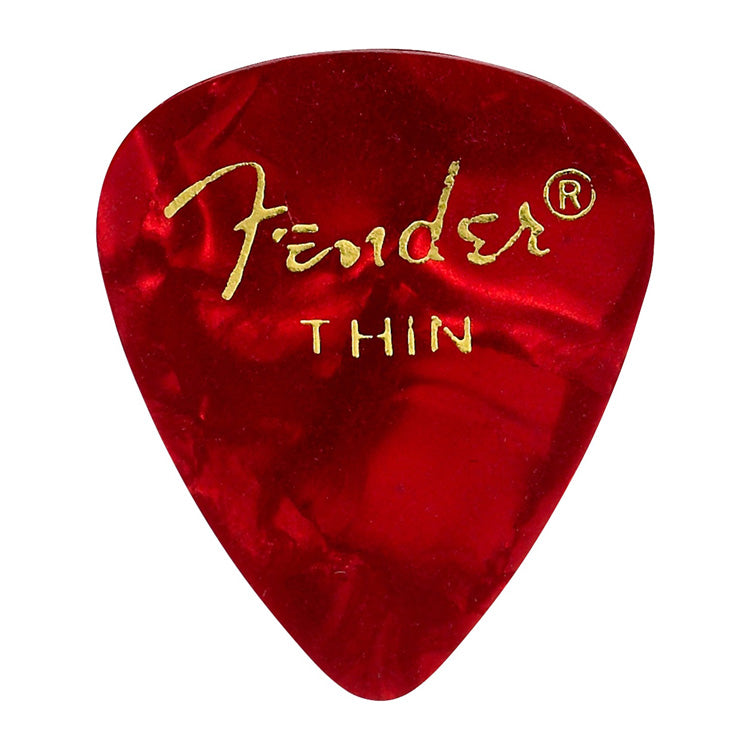 Fender 351 Shape Premium Picks - Red Moto (12 Pack) - Bananas at Large®