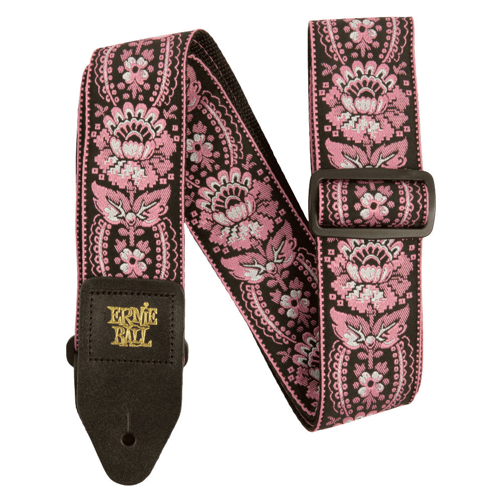 Ernie Ball P05347 Jacquard Design Polypro 2 in. Guitar Strap - Pink Orleans - Bananas at Large®