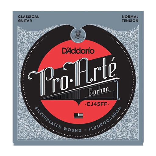 DAddario EJ45FF Classical String Set Pro-Arté Carbon with Dynacore Basses Normal Tension - Bananas At Large®