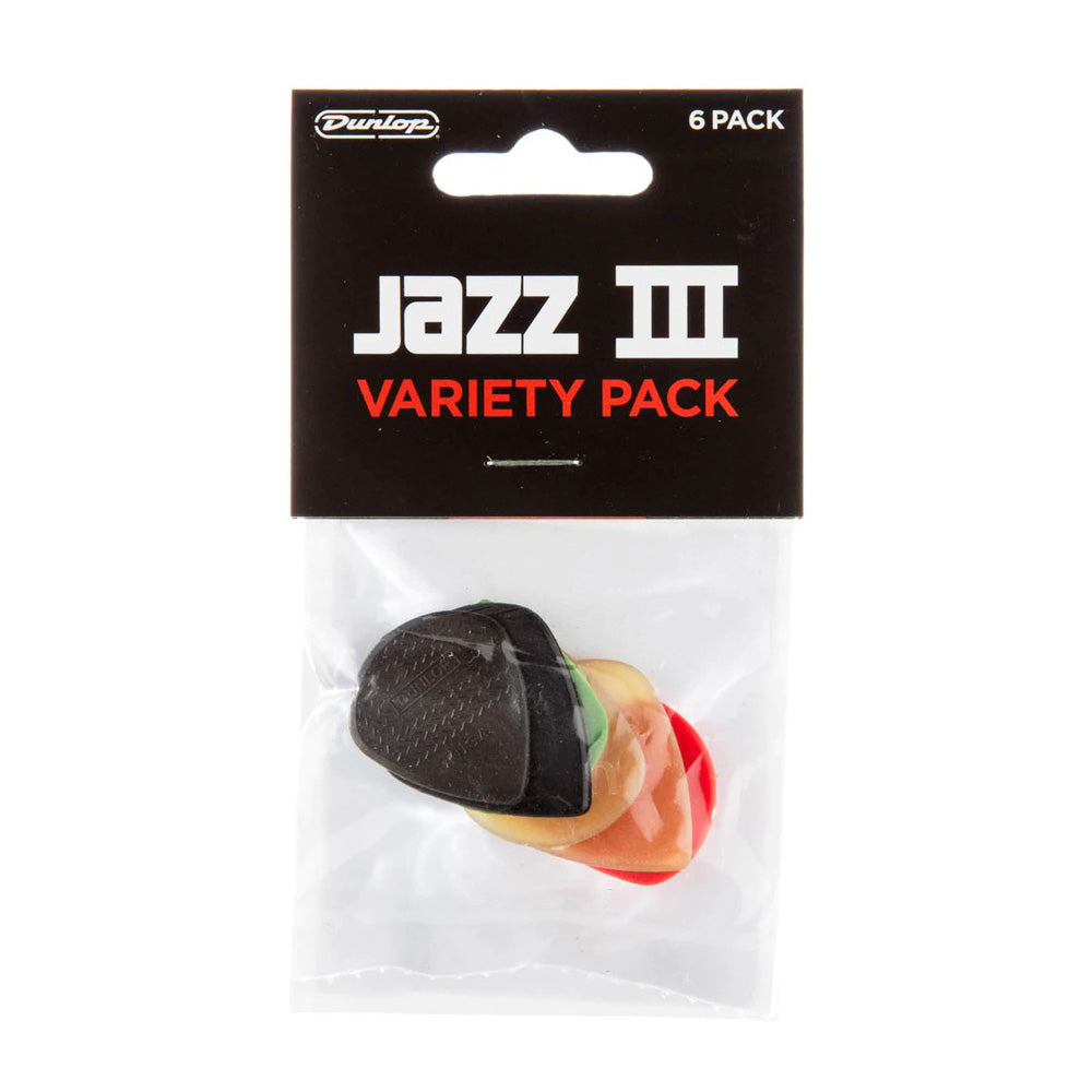 Dunlop Jazz III Pick Variety Pack, 6 Pack - Bananas at Large®